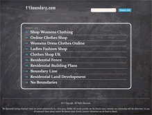 Tablet Screenshot of 11boundary.com